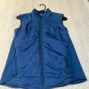 Oiselle Blue Zip-Up Vest size S. Very good condition.